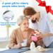 Retainer Bath Box Denture Cleaning Bath Case with Brush Denture Cup Storage Bath Box Case Retainer Cleaning Container Mouthguard Soaking Holder - Dark Blue - Buy Online on GoSupps.com