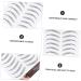 Didiseaon 12 sheets Imitation Eyebrows Transfer Hairlike Tattoos Artificial Women Sticker Eyebrow for - Buy Online on GoSupps.com