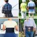 Inflatable Waist Traction Brace Belt - Spinal Lumbar Support & Back Pain Relief Massager | Unisex Skin Color - Buy Online on GoSupps.com
