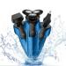 Electric Razor Men USB Quick Rechargeable Electric Shaver 3in 1 Wet & Dry Rotary Shavers with Nose Hair Trimmer and Beard Trimmer