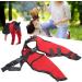 Premium Canine Recovery Knee Support Comfortable Leg Brace for Dogs in Red Medium Ideal for Post Surgery & Injury Protection (M) M Red - Buy Online on GoSupps.com
