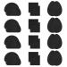 12 Pair Non Slip Shoe Pads red bottom shoe protector Shoe Grips on Bottom of Shoes Sole Protector for Sneakers Shoe Sole Repair Shoe Bottom Protector Self-Adhesive Non Slip Pads for Heels for Women
