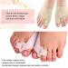 Reusable Toe Separators & Straightener - Relieves Bunions, Stretch & Straighten Toes - Foot Care Essential - Buy Online on GoSupps.com