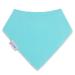 Dotty Fish Baby Bandana Bibs. Drool Bibs. Super Absorbent Teething Bibs for Girls Boys Unisex. Organic Cotton Bibs. One Size Turquoise