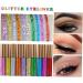 FRCOLOR 10pcs Liquid Liquid Eye Shadow Glitter Eyeliner Liquid Eyeliner Colorful - Buy Online on GoSupps.com