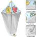Lovely Cartoon Fruit Hair Towel 2 Pack - Super Absorbent Quick Dry Hair Turbans for Women & Girls - Buy Online on GoSupps.com