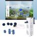 Quiet 4-in-1 Aquarium Internal Filter 500-1800L/h - Efficient Water Pump & Oxygen Ventilation for 20-1500L Aquariums - Buy Online on GoSupps.com