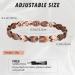 MagEnergy Pure Copper Magnetic Bracelet for Women - 3500 Gauss Magnets, Adjustable Leaf Design - Jewelry Gift - Buy Online on GoSupps.com