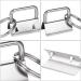 Qovydx 45Pcs 1 Inch Silver Wristlet Key Fob Hardware Set with Split Rings - Ideal for Keychains and Lanyards - Buy Online on GoSupps.com