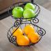 Fruit Bowl Iron 2-Layer Storage Basket Fruit Plate Tray Kitchen Bowl Decoration Dessert Rack Snack Storage Box - Buy Online on GoSupps.com