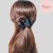 Parcelona French Infinity Loop Black Cellulose Acetate Hair Claw Clip for Women and Girls - Buy Online on GoSupps.com