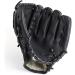 Zyyrss Baseball glove for children/adolescents/adults softball gloves sports stroke gloves PU leather glove for the left hand litter for the right hand black 10.5 inches