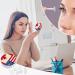 Shop Cute American & Canada Flag Contact Lens Case - Portable Round Storage Kit with Mirror for Travel & Daily Use - Buy Online on GoSupps.com