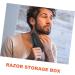 Cabilock 2-in-1 Razor Storage Box - Men's Shaving Case for Travel | Portable Eva Razor Cover & Travel Box - Buy Online on GoSupps.com