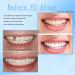 Brightening Dentures Prostheses - 4 PCs Snap-On Veneers for Men & Women | Cosmetic Fake Teeth Set - Buy Online on GoSupps.com