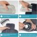 Tgkoddo Electric-Free Foot Warmer | 2L Hot Water Bottle for Cold Feet | 2-in-1 Heating Pad for Adults | Soft & Warm Grey Foot Warmer (40x36cm) - Buy Online on GoSupps.com