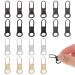 20 pieces replacement zipper slide zipper zipper metal zipper pull zipper repair set for jeans backpacks suitcases wallets school bags school uniforms (5 colors)