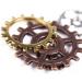 BIHRTC 100g Antique Metal Steampunk Gear Charms for DIY Jewelry Making - Assorted Colors - Buy Online on GoSupps.com
