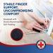 Doctor Developed Finger Splint and Handbook - Padded Finger Splints for Straightening Index, Middle, Ring & Pinky Fingers - Full Finger Guard - Pink (S/M) - Buy Online on GoSupps.com