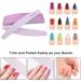 12 Pcs Nail File Set - 100/180 Grit Double Sided Emery Boards for Acrylic and Natural Nails - Professional Reusable Manicure Pedicure Tool - Gray - Buy Online on GoSupps.com
