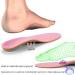Vitality by iFitna Pink Max Cushion Arch Support Shoe Inserts for Women - Size MEN 8-8 1/2|WOMEN 10-10 1/2 - 270MM/10.63 - Pink - Buy Online on GoSupps.com