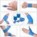 BQTQ 2 Inch Cohesive Bandage Wrap Tape - Self Adherent Stretch Bandage for Ankle Sprains & Swelling - Ideal for Human and Animals - 8 Rolls Blue - Buy Online on GoSupps.com
