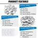 300 Pieces Blank Button Making Supplies Round Badge Button Parts Metal Button Pin Badge Kit for Button Maker Machine  Including Metal Shells Back Cover and Clear Film (Tinplate 1.46 Inch) 37 mm/ 1.46 Inch  metal - Buy Online on GoSupps.com