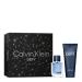 Calvin Klein Defy Eau de Toilette Woody Men's Cologne With Notes of Bergamot Oil Lavender Absolute & Vetiver Oil Long Lasting Fragrance 2 piece set (1.6 fl oz. + 3.3 fl oz.)