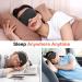 INNELO 3D Contoured Sleep Mask for Side Sleepers | 100% Light Blocking Eye Mask for Men and Women | Soft, Pressure-Free Blindfold for Travel, Yoga, and Naps | Black Upgraded - Buy Online on GoSupps.com