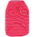 Cute Striped Pet Sweater for Small Dogs | Heroic Dog Clothes in Pink Red Blue & Gray - 2XL (1.2-9.0 kg) - Buy Online on GoSupps.com