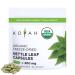 KOYAH - Organic Stinging Nettle Leaf Capsules Freeze-Dried 300 mg (2 400 mg Fresh) Upper Respiratory Support & Immune Support - 60 Capsules