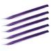 Colorful Hair Extensions Multicolor Party Highlight Straight Hair Clips Girls Synthetic Hair Extensions Colorful Hair Extensions Highlight Wig Clips Hair Extensions Highlight Wigs Women's(Purple)
