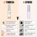 TOMICCA Gel Nail Polish Set - Gold & Silver Liner Gel for French Manicure | Soak Off UV LED Polish for Nail Art | Swirl Nails Starter Kit - D-Gold Silver - Buy Online on GoSupps.com