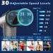 Advanced Muscle Massage Gun - Deep Tissue Percussion Device for Neck Back & Shoulder Pain Relief | 30 Speeds LCD Touchscreen & 10 Attachments - Buy Online on GoSupps.com