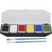  ACOGEDO Face Paint Kit Safe Water-Soluble Paint Palette for Body and Face - 6 Colors Hypoallergenic and Quick-Drying Halloween Makeup Kit 60g - Buy Online on GoSupps.com