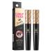 Shantou Ouhoe 2 Pieces Mascara Waterproof Mascara Volume Mascara Tereoscopic Fibrous Eye Black Mascara Length and Volume Black Without Clumps or Stains Naturally Sustainable