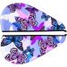Flying Butterflies Microfiber Hair Towel - Super Absorbent Coral Velvet Wrap for Women - Quick Dry for Long Curly & Thick Hair - Buy Online on GoSupps.com