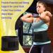 Lumbar Back Support Belt for Lower Back Pain Relief - Waist Trainer for Men and Women - Sciatica & Herniated Disc Support - Black Plus Size Belt 5XL (55-65 Inch) - Buy Online on GoSupps.com