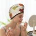 Microfiber Hair Drying Cap - Heart Polka Dot Soft Absorbent Towel Wrap for Quick Drying Curly Long & Thick Hair - Buy Online on GoSupps.com