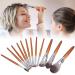 12-Piece Makeup Brushes Set for Face - Contouring Blending & Shadows | Elegant Design for Flawless Application - Buy Online on GoSupps.com
