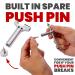 PRO BIKE TOOL Universal Chain Tool with Spare Pushing Pin - 8-12 Speed Chains Splitter - Silver - Buy Online on GoSupps.com