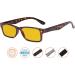 CessBlu Amber Tinted Blue Light Blocking Glasses for Women - Tortoise 1.5x Reading & Computer Screen Protection - Buy Online on GoSupps.com