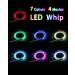 SZYICONG 6ft LED Whip - USB Rechargeable, 7 Colors, 4 Modes - Perfect for Rave Party, Music Festival, Stage Show - Fiber Optic Light Whip - Buy Online on GoSupps.com
