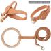 Pet Life Ever-Craft Boutique Series Large Brown Leather Dog Harness - Adjustable Designer Harness - Buy Online on GoSupps.com
