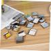 FOMIYES 180 Pcs Square Magnets Empty Pans for Eyeshadow Empty Eyeshadow Tin Pan Sample Makeup Metal Mx3pcs As Shownx3pcs - Buy Online on GoSupps.com