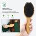 Bestool Hairbrush - Wild Boar Bristle Bamboo Paddle for Women Men & Children | Improve Hair Texture for Thin & Fine Hair - Buy Online on GoSupps.com
