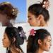 6Pcs Flower Hair Clips for Women, Strong Hold & Large Claw Clips for Thick Hair - Nahalesy 01-Jelly - Buy Online on GoSupps.com