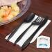 50 Plastic Cutlery Packets - Disposable Utensil Sets with Napkin, Salt & Pepper | Black Plastic Silverware Kits Individually Wrapped - Bulk Pack - Buy Online on GoSupps.com