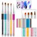 Mwoot French Nail Art Brush Set - 5 Pieces DIY Gel & Acrylic Nail Drawing Tools for Manicure & Decoration - Buy Online on GoSupps.com