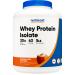 Nutricost Whey Protein Isolate Powder (Pumpkin Spice) 5 LB - 30g of Protein GMO-Free Gluten-Free 63 Servings